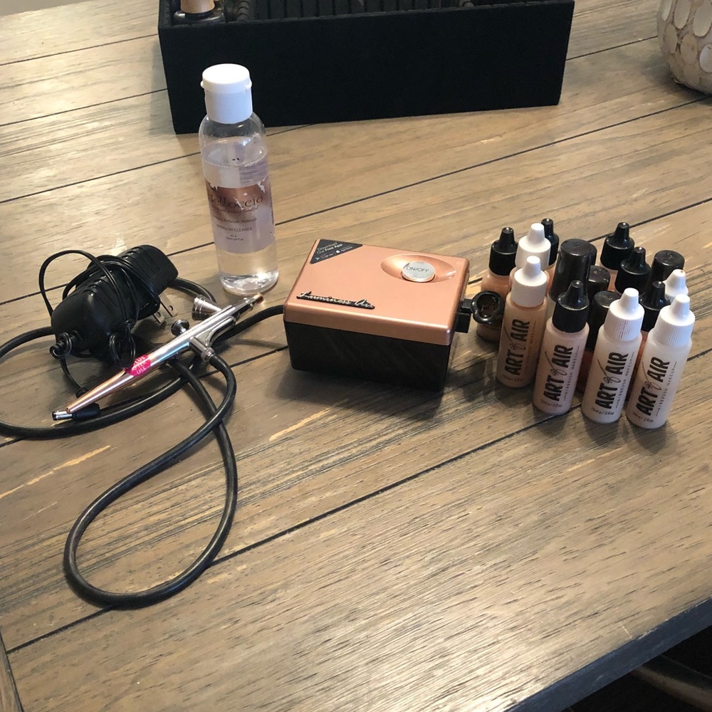 Luminous air airbrush kit